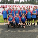 Silver medal team in the men's O60 soccer tournament -Scoreboard